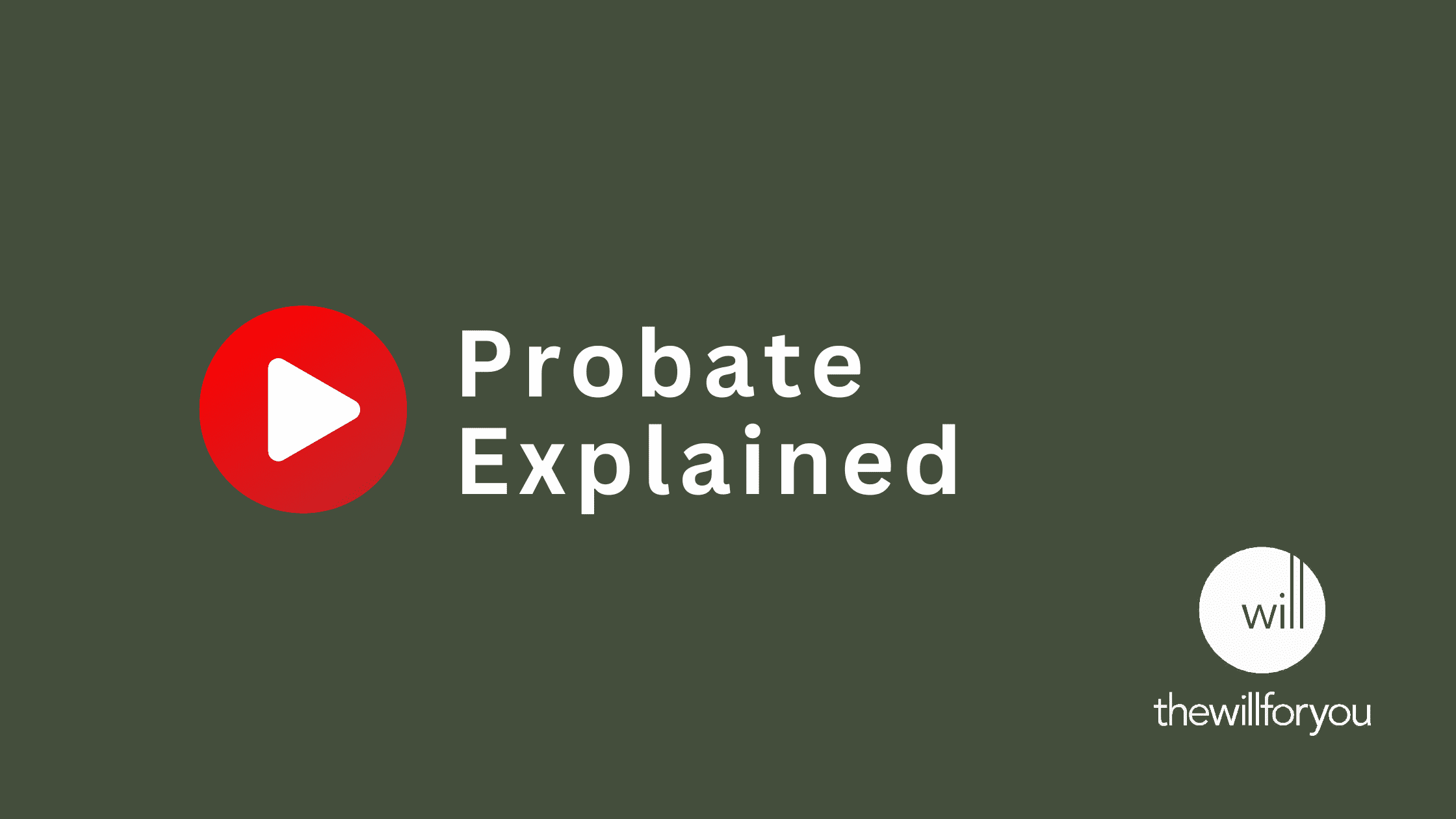 Probate Explained